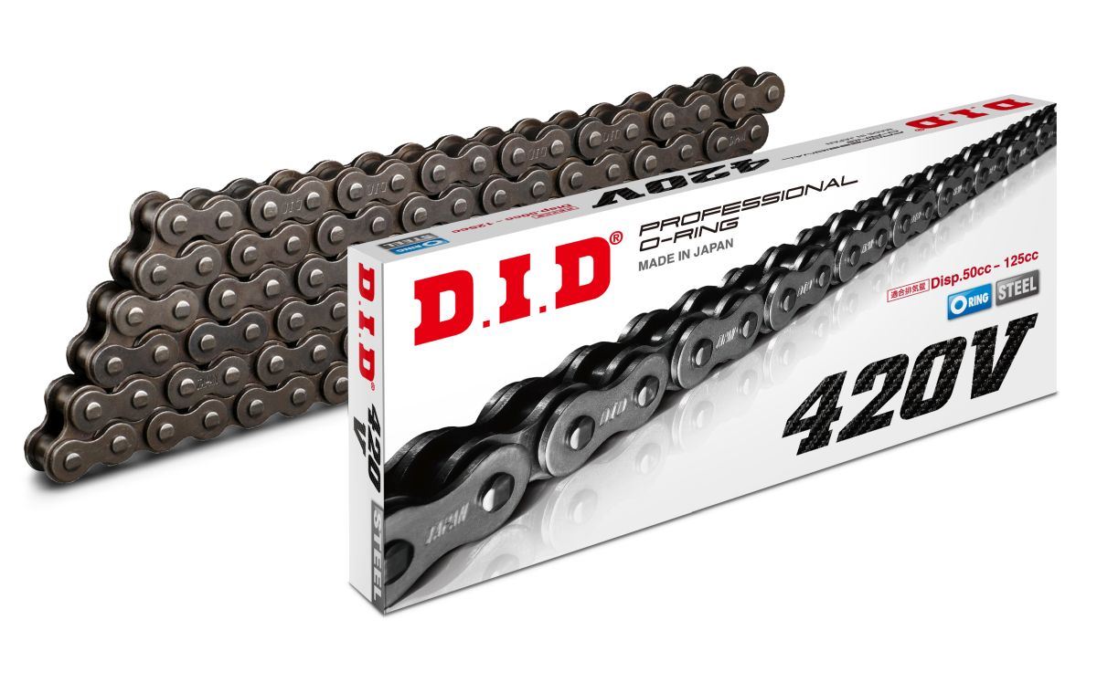 Did 420v-132 Antriebskette (132 Glieder) O-ring (offen + Clip)
