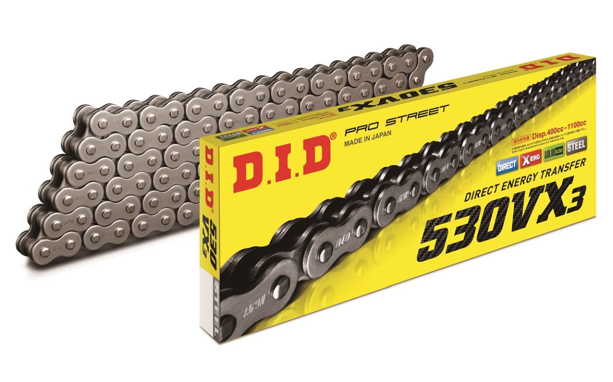 Did 50(530)vx3-102 Antriebskette (102 Glieder) X-ring (offen + Mit Öse) (50vx3-102)