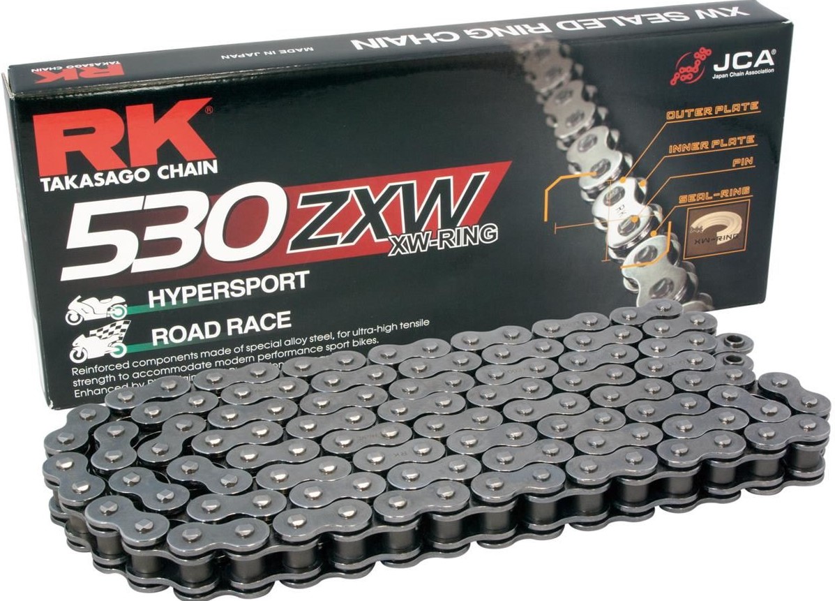 Rk Antriebskette 530zxw-118 (xw-ring) Mit Anstoß (clf) Inklusive, Standardfarbe (kapazität: Bis Zu 1400 Ccm) (44 Kn)