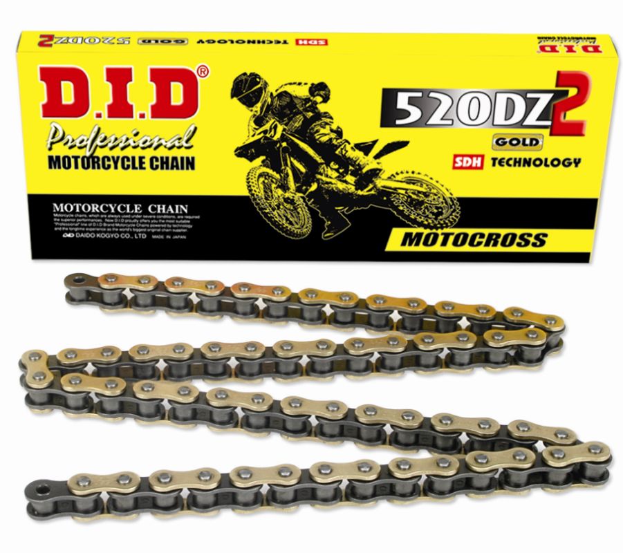 Did 520dz2g&b-110 Goldkette (110-glieder) Ohne O-ringe (offen + Clip)