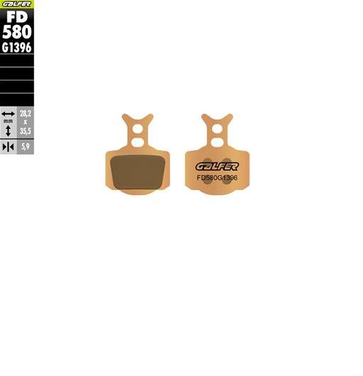 Galfer Bremsbeläge Sintermetall (gold) Offroad Ktm Sx 50 '23-'25