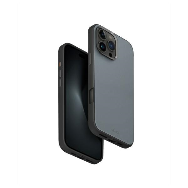 Uniq Lyden Ds Iphone 16 Pro Max 6,9" Magclick Ladehülle Blau-schwarz/verwaschen Blau-schwarz