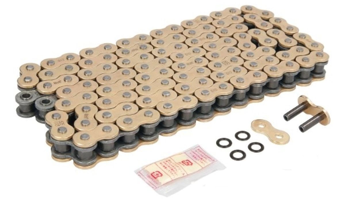 Did 525zvmx2g&g-108 Goldkette / Gold (108 Glieder) X-ring (525zvmx2gg108) (offen + Ende)