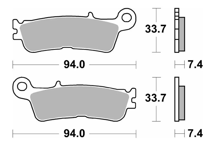 Sbs Bremsbeläge, Neu, Kh755, Offroad, Sinter, Farbe Gold, Passend Für Fantic Xx 125, Xef/xxf 250/450, Xex 250 (ab 2022), Yamaha Yz 250 (ab 2022), Wr/yz 250f/450f (ab 2021), Yz 450fx (ab 2021)
