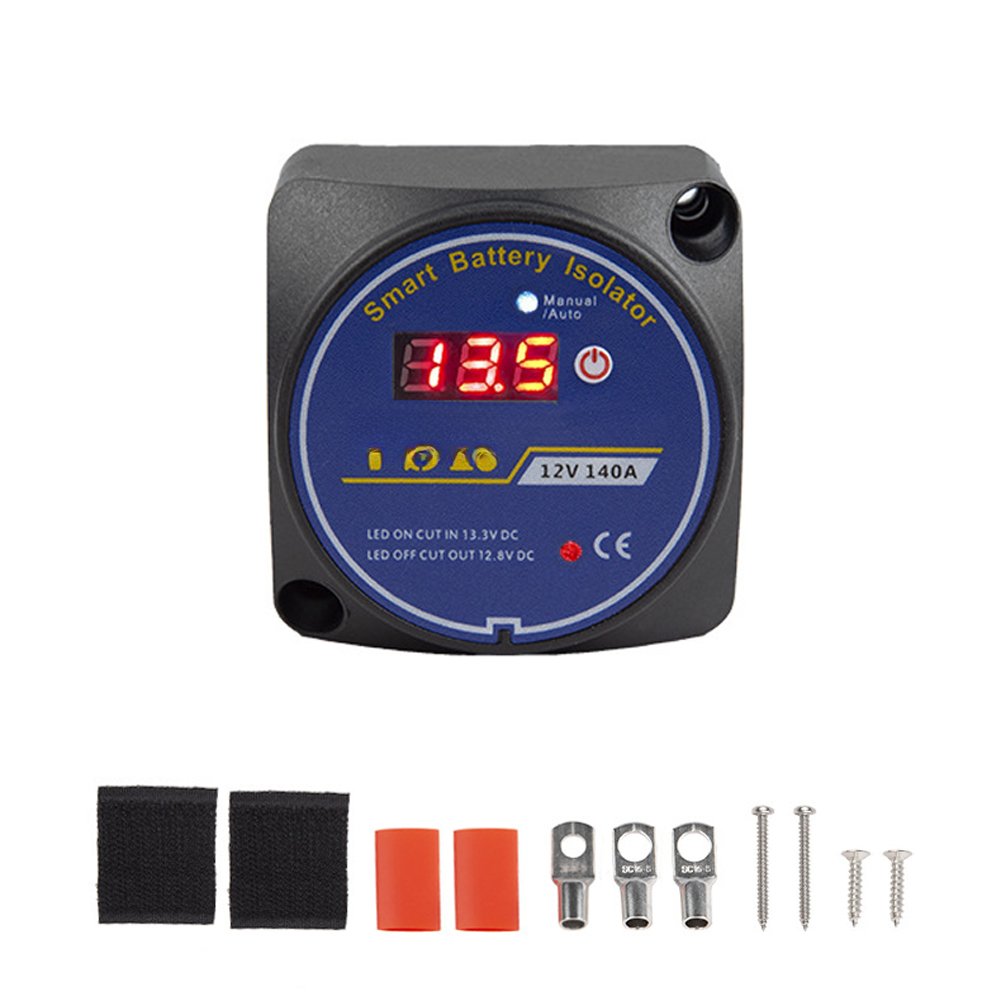 Intelligenter 12v 140a Kfz-doppelbatterie-trennschalter, Spannungsgesteuertes Relais (vsr), Automatisches Doppelbatterie-laderelais, Batterietrennschalter