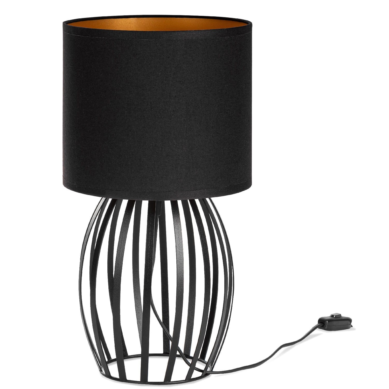 Tornado-lampe Asbkzn Schwarz-gold