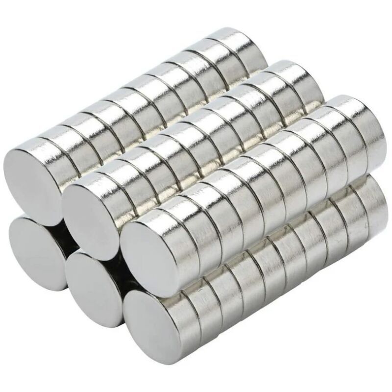 50 Massive Neodym-magnete N35 – 8 X 3 Mm – Kreisförmige Scheiben – Supermagnete