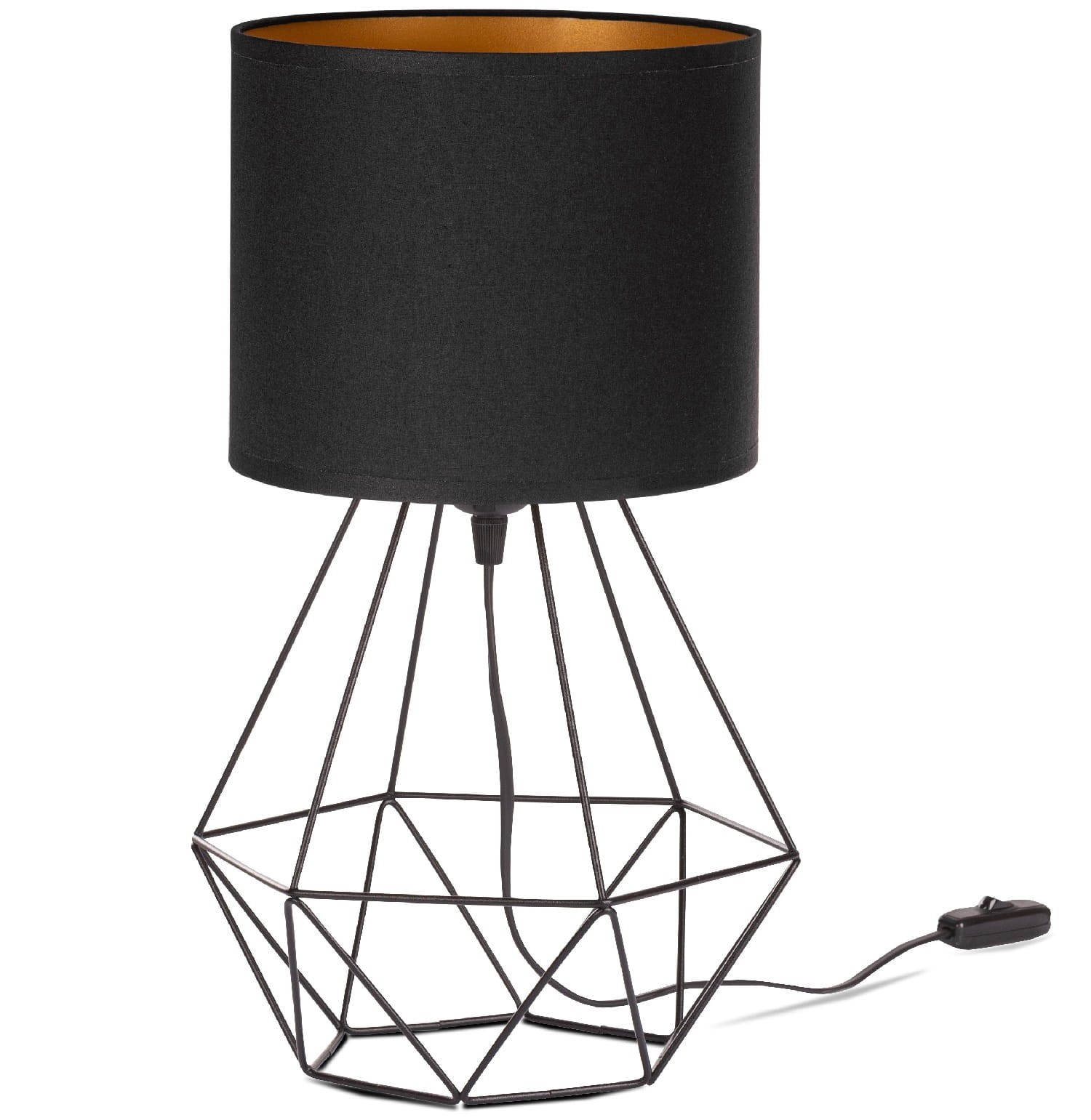 Tornado Asb Lampe Schwarz-gold