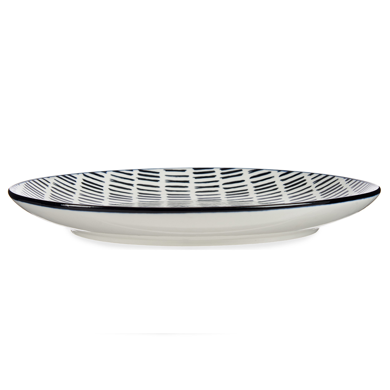Flache Platte 24 Cm Linien