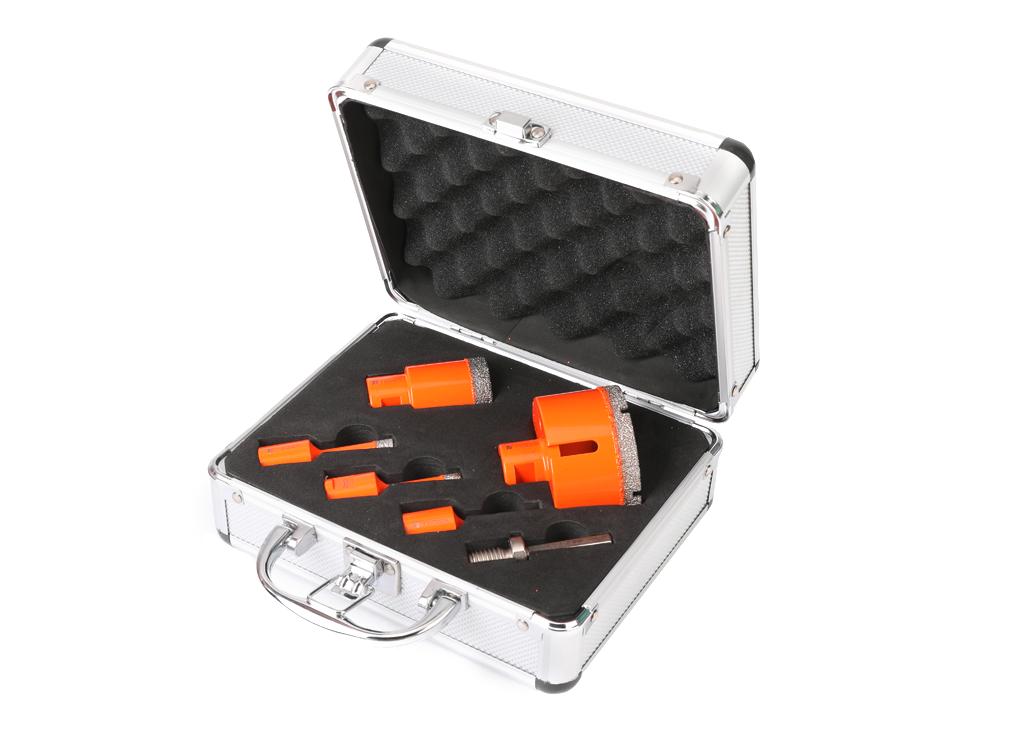 Diamant-lochsägen-set Mit M14-griff 6–68 Mm, 6-teilig / Teger