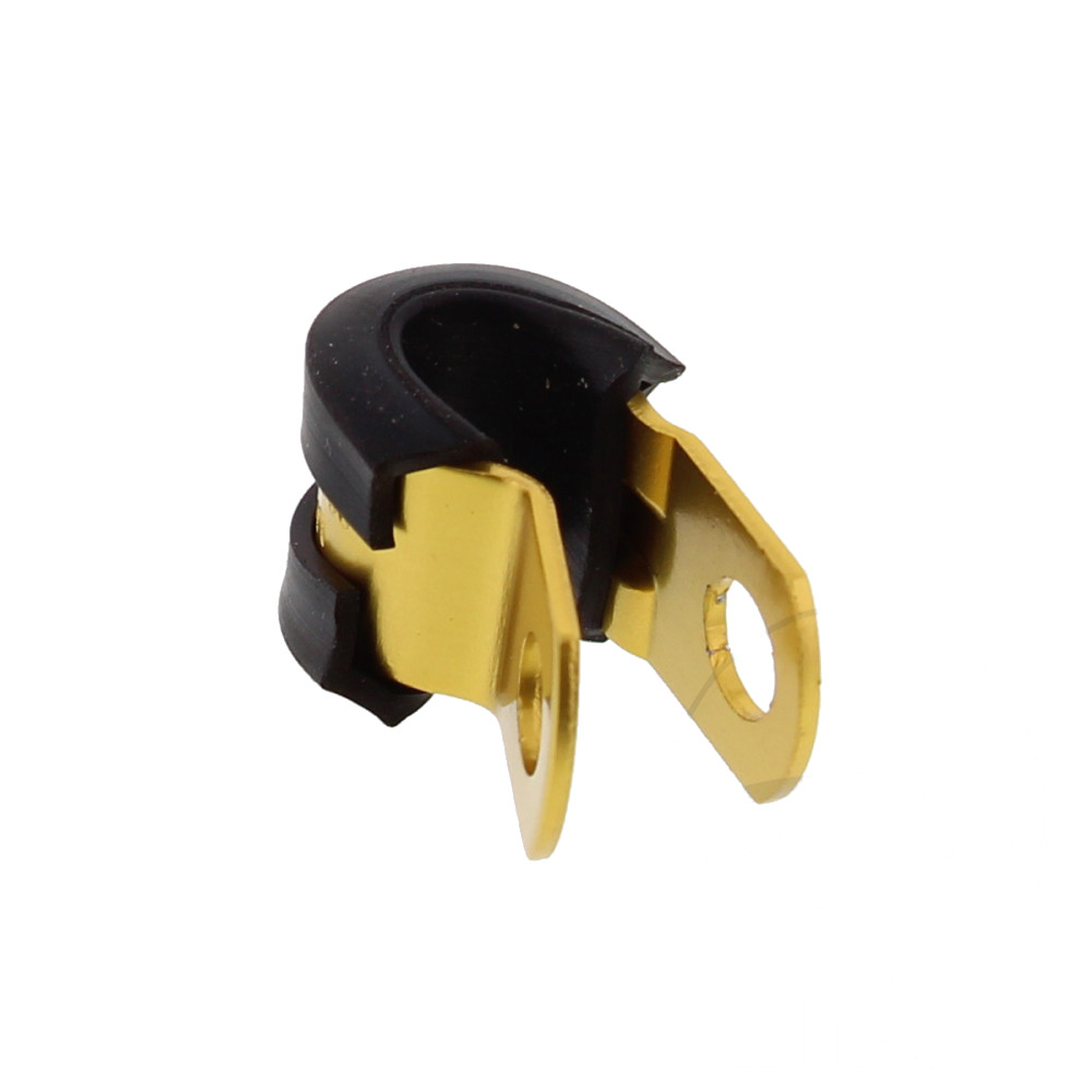Jmp 6mm Aluminium Gold Bremsschlauchhalterung