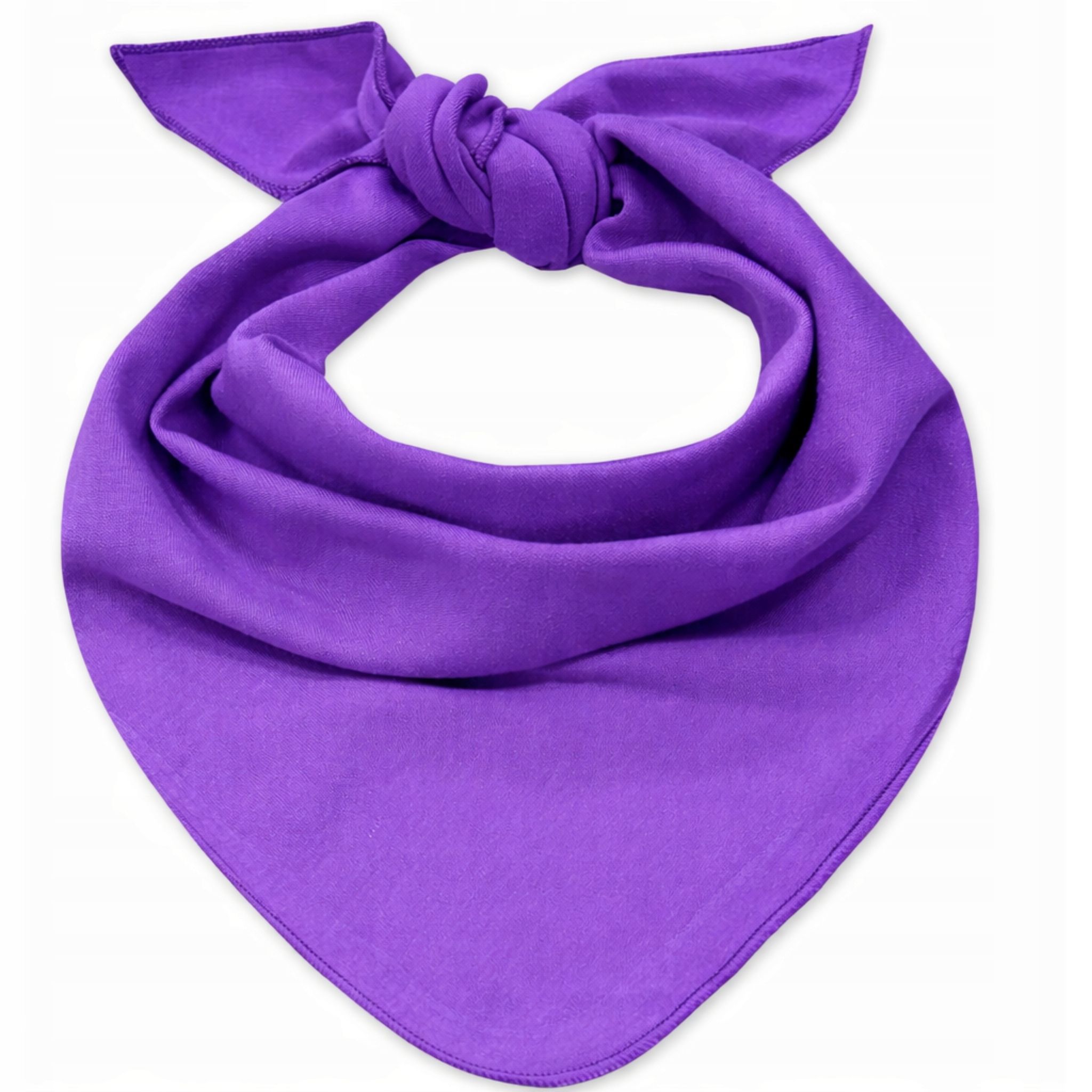 Dreieckiger Halsschal, Baumwolltuch, Bandana, Lila