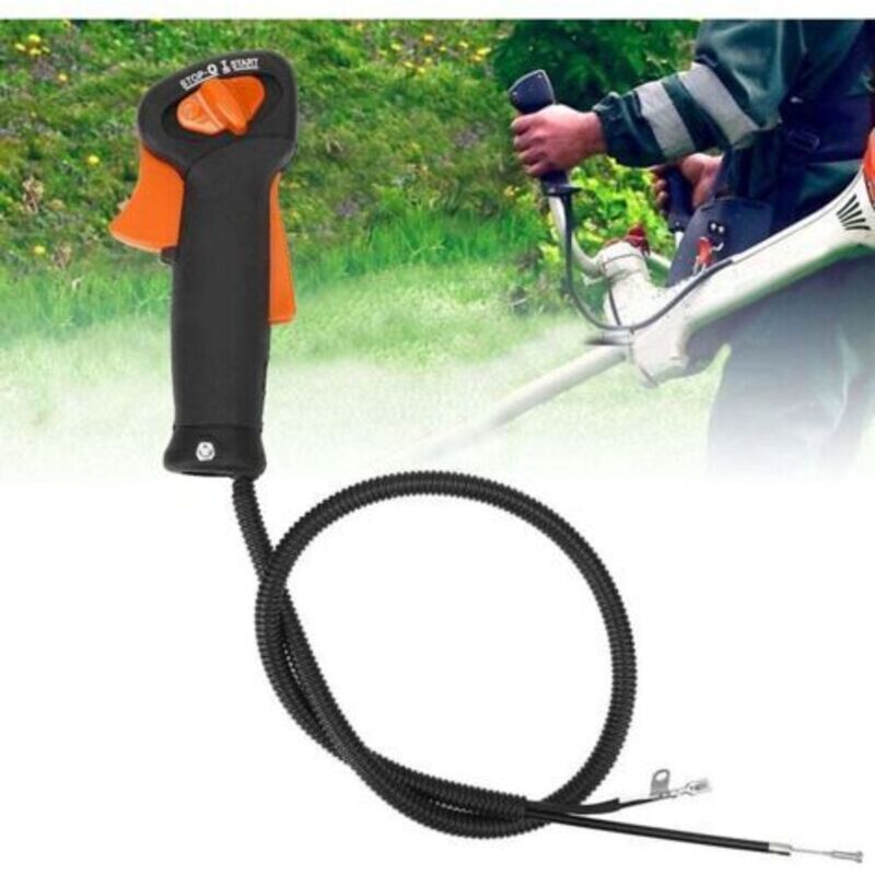 Jeffergarden Gasgriffschalter, Tragbarer Lenkerschalter Für Stihl Fs120 Fs200, Montagehalterung