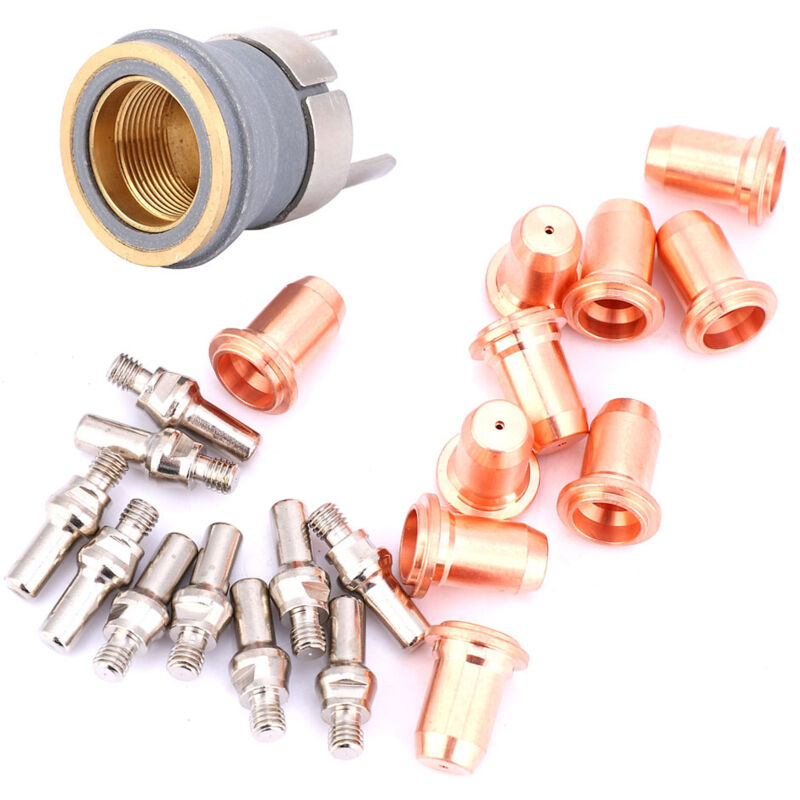 Plasmaschneiddüsen, 22 Stück Pt60/pt40 Plasmaschneidbrennerdüsen, 1,0 Mm Schneidelektrodenschutz Zur Verbesserung Der Plasmaschneidqualität Und Arbeitseffizienz.