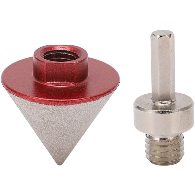 48-mm-diamant-fasenfräser Mit Adapter, 60°-winkelkegel-fräsen Für M14-gewinde (marmor/glas, Metrisch)