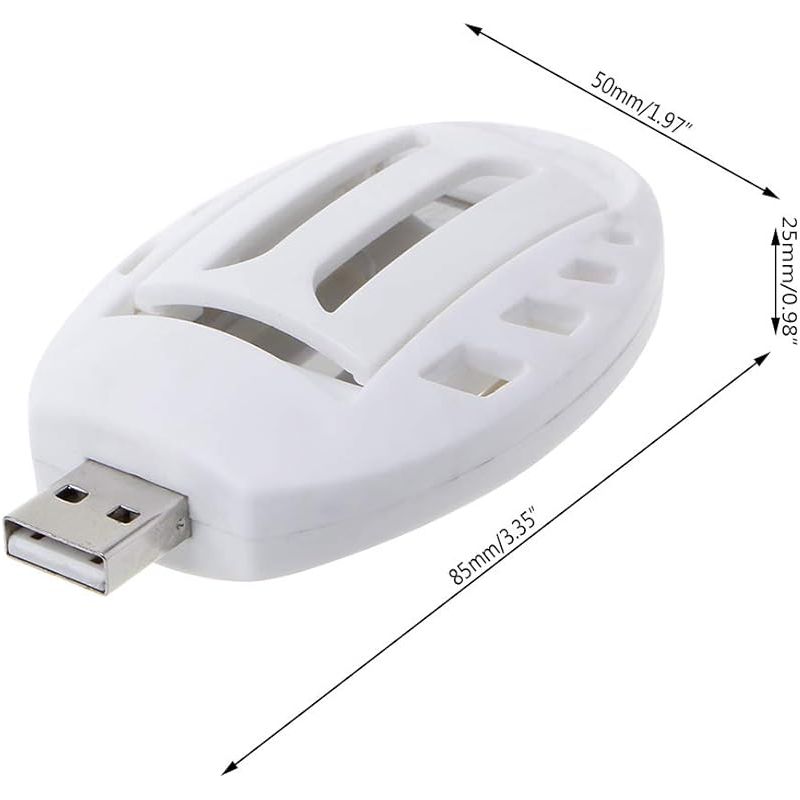 Tragbarer Elektrischer Usb-mückenschutz Für Outdoor-aktivitäten Wie Wandern Und Sommer, Neues Insektenschutzmittel, Weiß