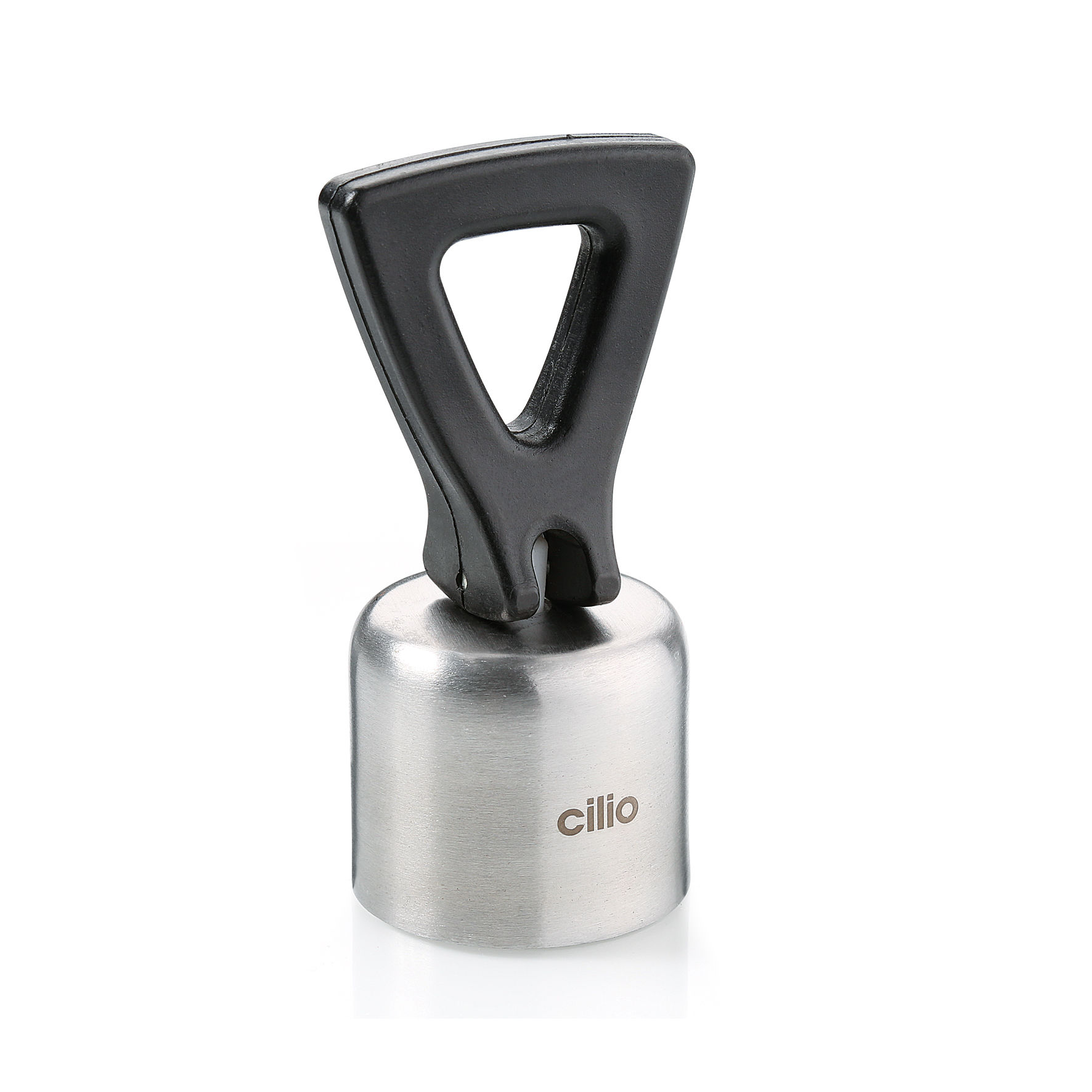 Cilio Leva Hebel-weinstopper, Edelstahl, Durchmesser 4 X 8,5 Cm