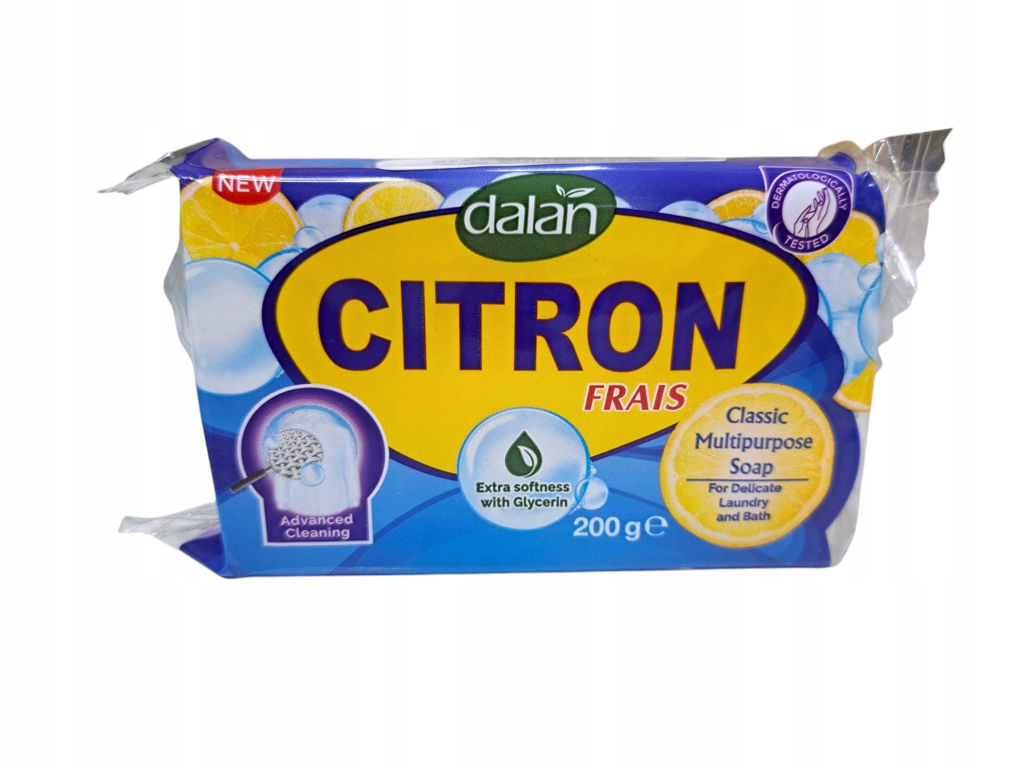 Dalan – Multifunktionale Fleckenentfernungsseife Mit Zitronenduft, 200 G