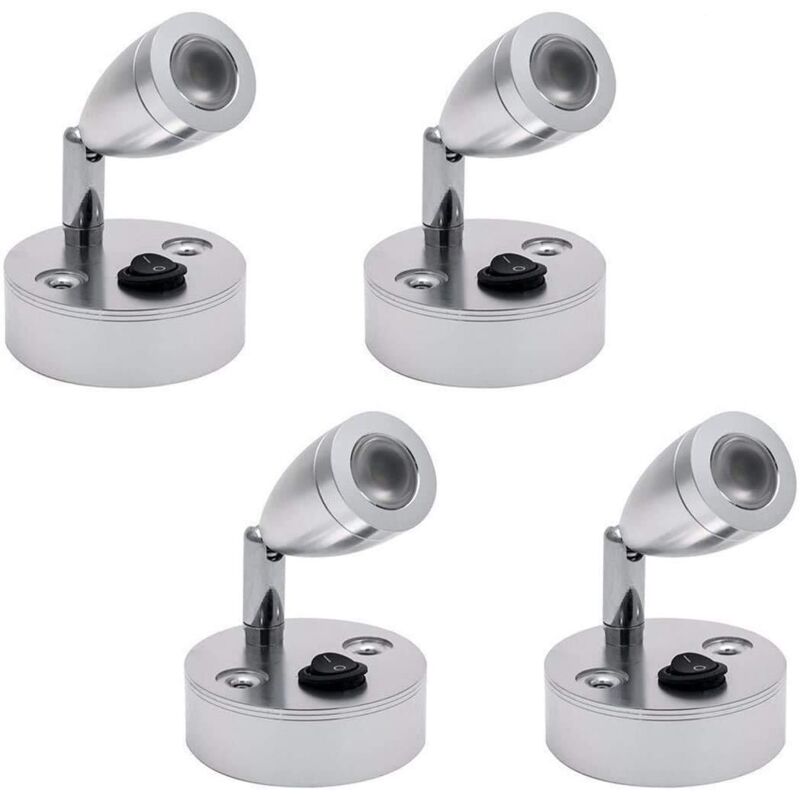 Innenbeleuchtung Led-spotleuchte Für Autos, 2 Stück – Leselampe Für Wohnmobile, 3000 K, 180° Drehbar, Für Camper, Boote, Wohnwagen Und Reisemobile
