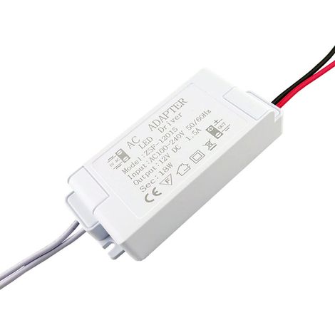 12v (18w) Led-transformator, 1,25a 230v Auf 12v Dc Led-netzteil, Konstantspannungs-schaltnetzteil Für G4-, Mr11-, Mr16- Und Gu5.3-led-lampen