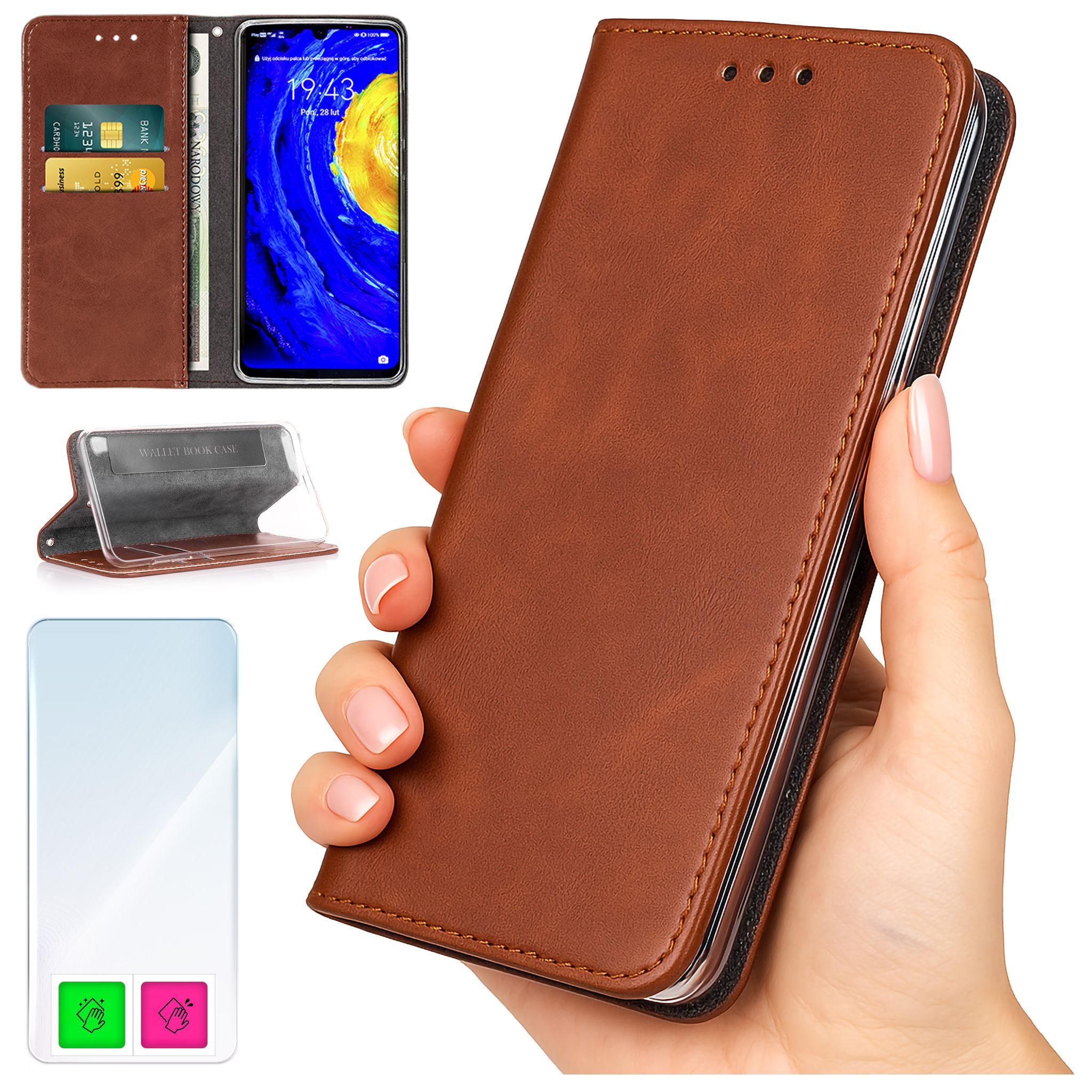 Samsung Galaxy A17 5g Hülle Bluemoon Magnetglasabdeckung