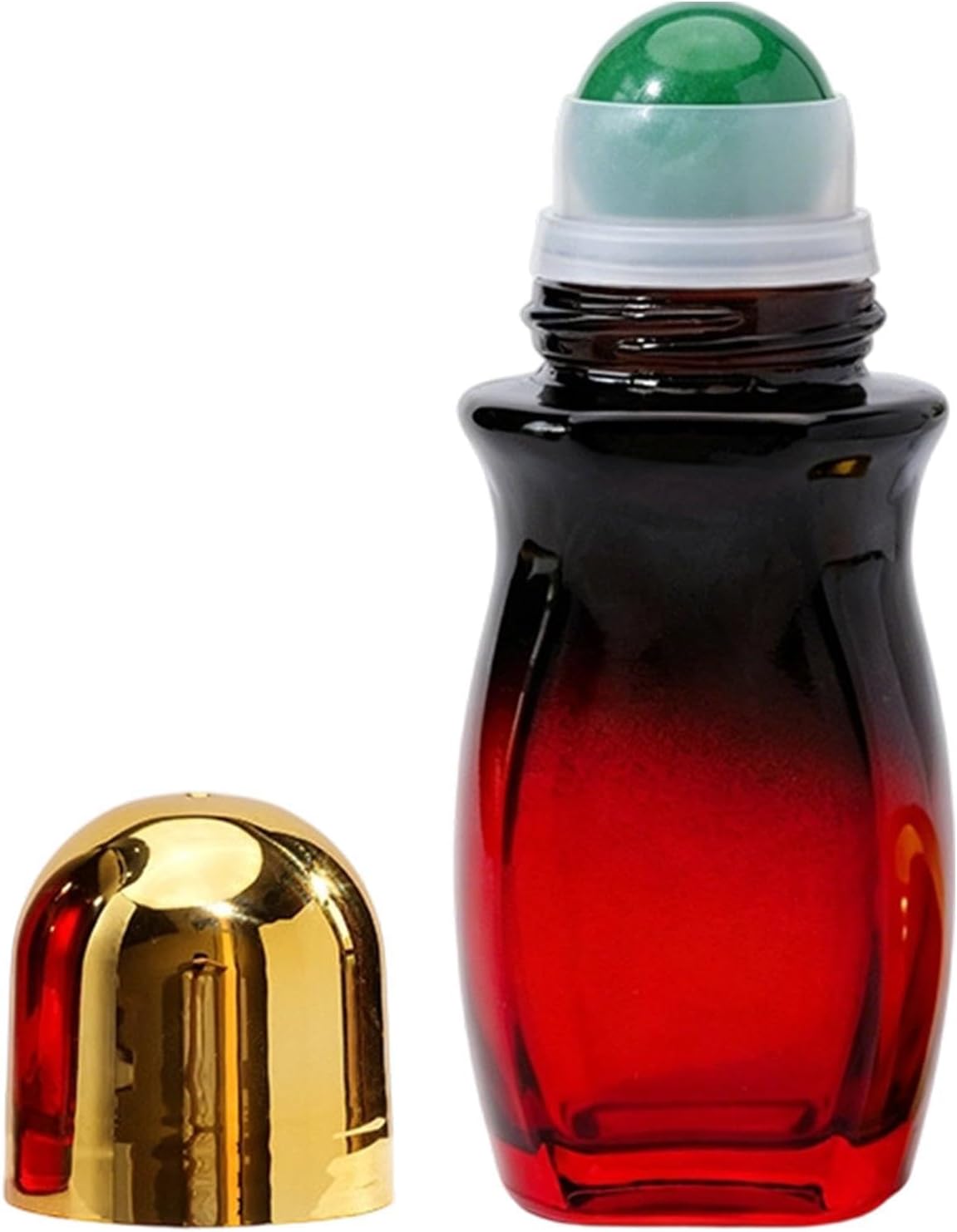 Glas-rollerflaschen 50 Milliliter Nachfüllbarer Öl-parfümbehälter Amberfarbenes Glas Leere Roll-on-flaschen Für Feiern Salons Wellnesscenter Schönheitspflege Reisen Büroarbeitsplätze Zuhause