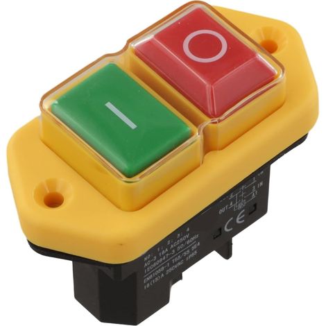 Yh02 A 250v 16a Drucktaster, 4-poliger Elektromagnetischer Schalter Für Elektrowerkzeuge