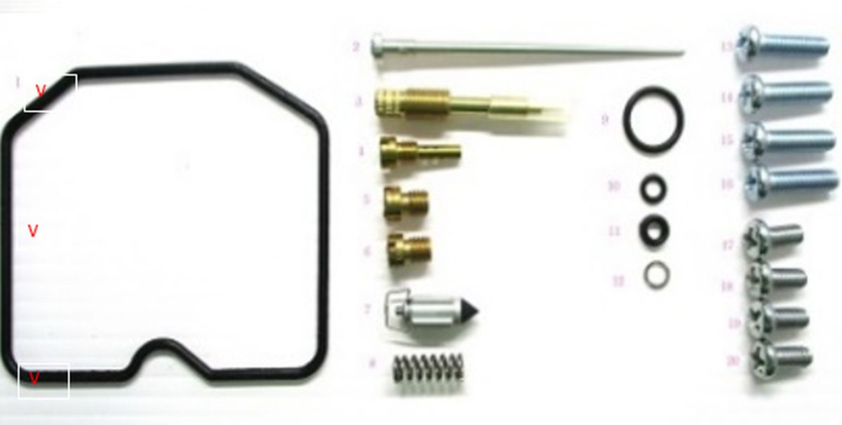 Bearing Worx Vergaser-reparatursatz Suzuki Lt-a/lt-f 400 King Quad '08-'10 (26-1091)