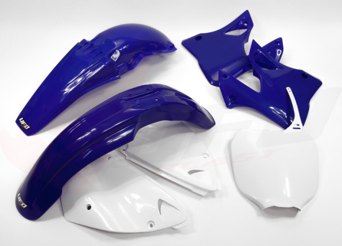 Ufo Kunststoffset Für Yamaha Yz 125 '00-'01, Yz 250 '00-'01, Originalfarbe (weiß/blau) (ya300e999)