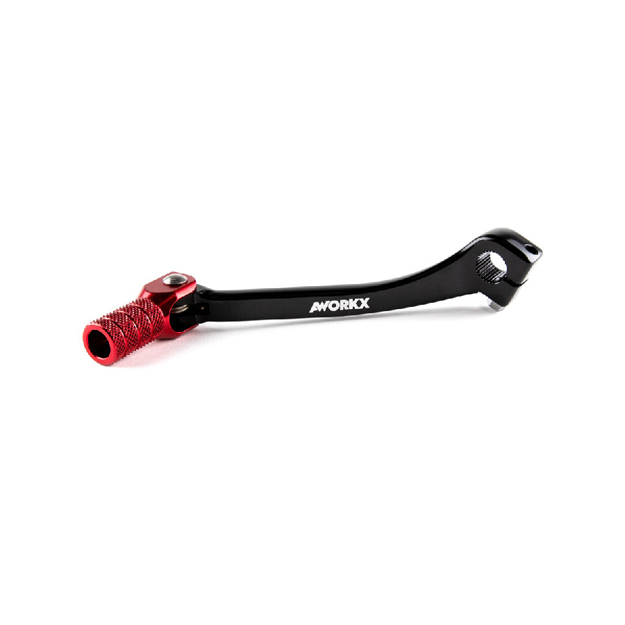 Aworkx Schalthebel Für Honda Crf 250/450, Schwarz, Rote Spitze