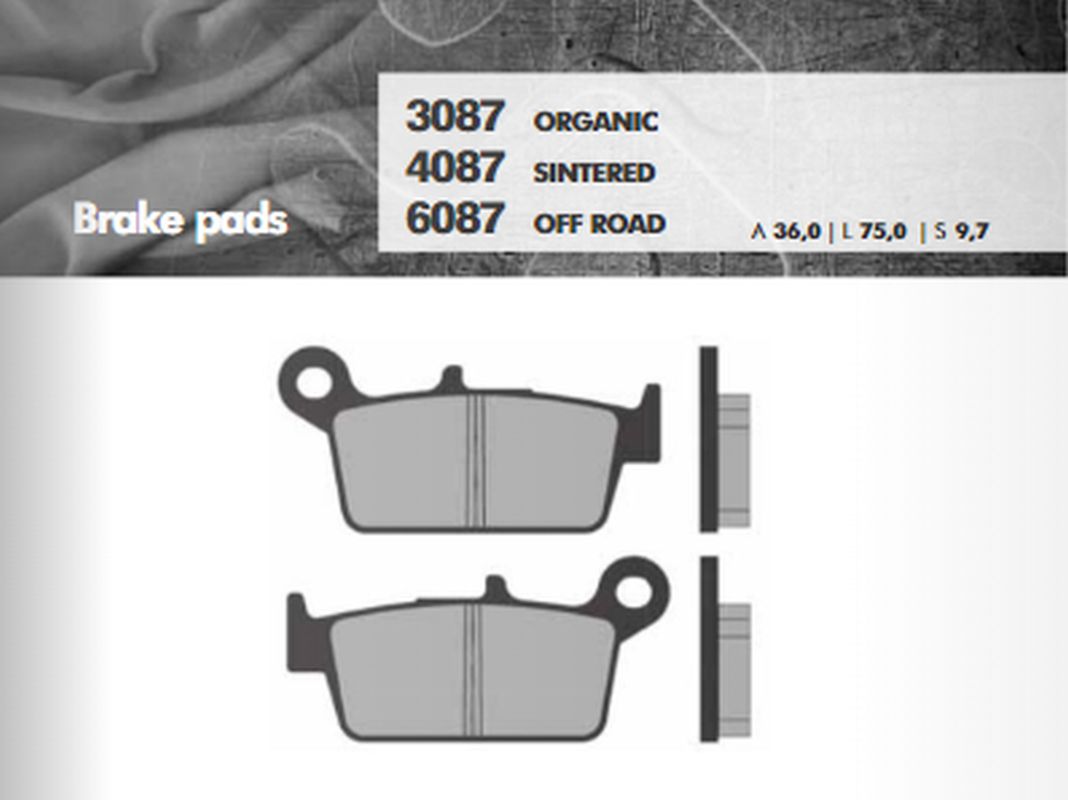 Brenta Bremsbeläge Kh131 Sintermetall (gold) Offroad Hinten (ft 6087)