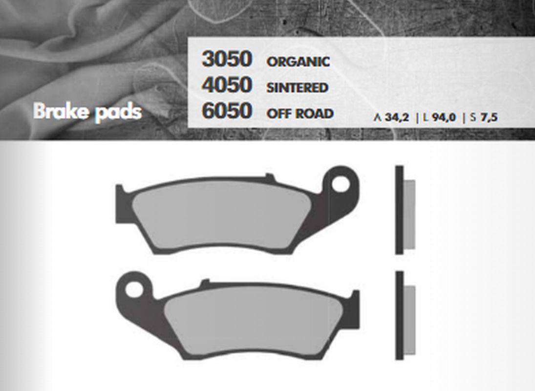 Brenta Bremsbeläge Kh185 Sintermetall (gold) Off Road Cr/crf/kx/kxf/rm/rmz/yz/yzf Vorne (ft 6050)