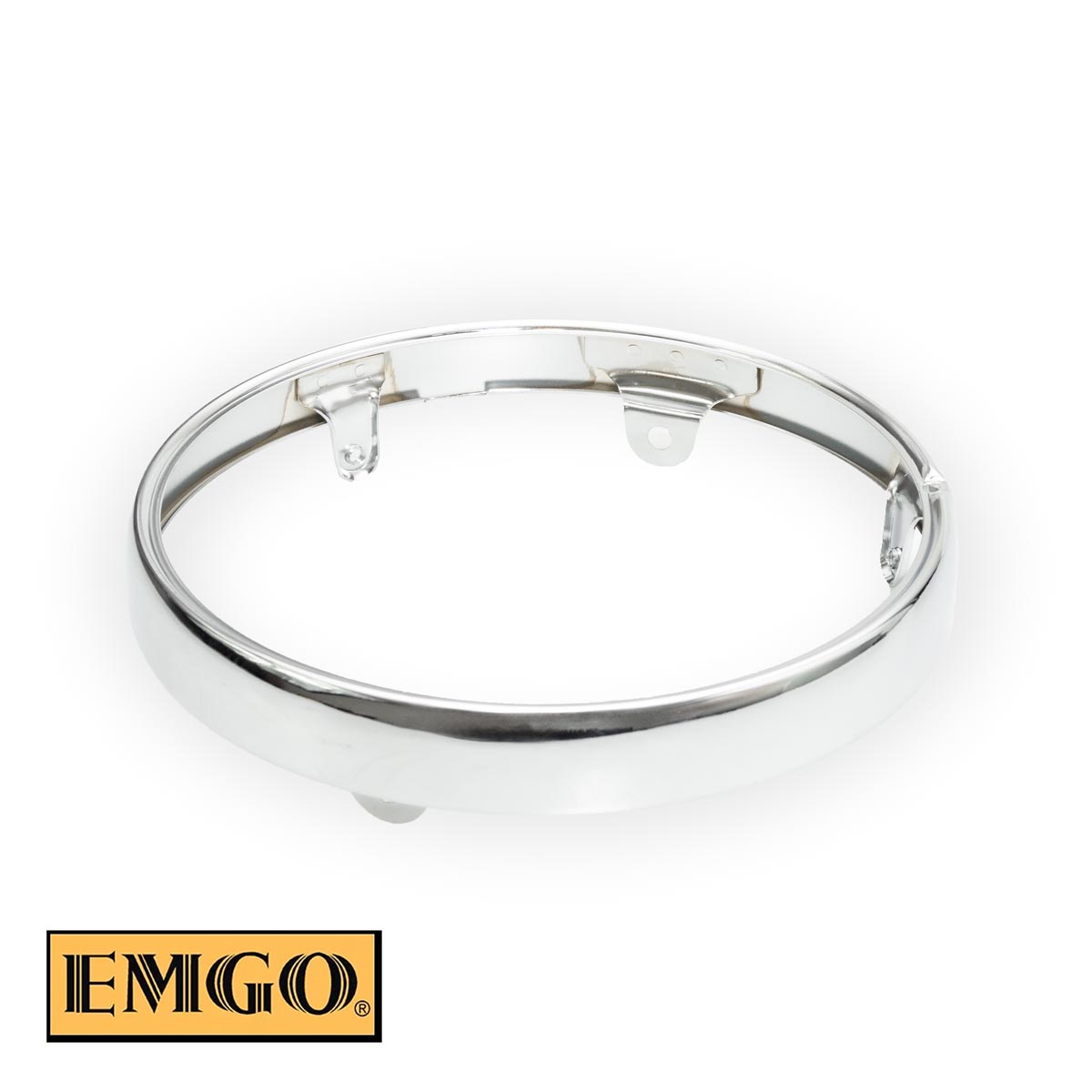 Emgo 2024/12 Chromring (felge) Für Frontscheinwerfer Kawasaki Kz 550 '80-'83, Kz 650 '78-'83, Jz 750 '76-'79, Kz 750 '80-'83, Kz 1000 '77-'83, Kz 1100 '81-'83 (oem: 23006-0380)