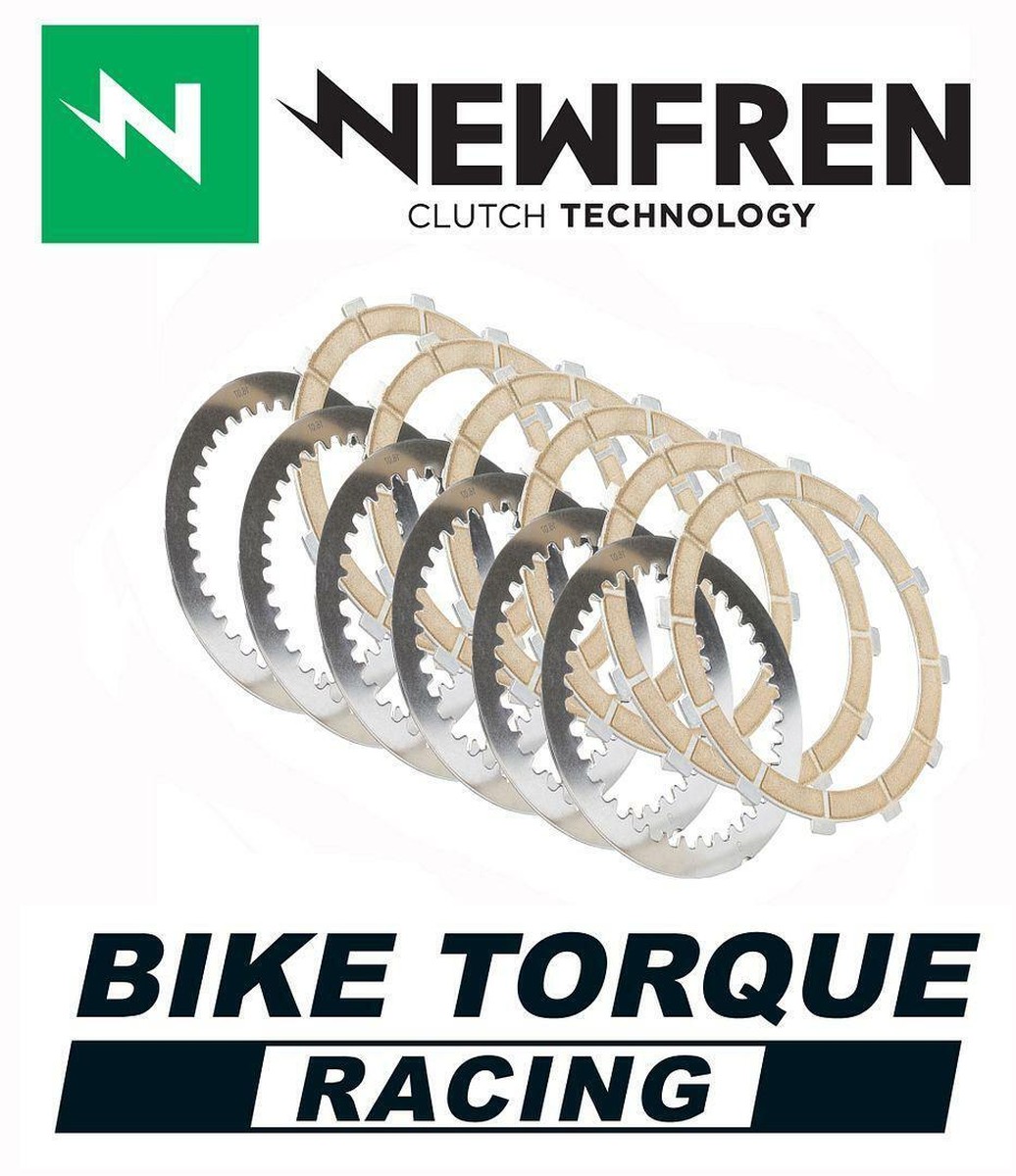 Newfren Racing Kupplungsplatten Mit Distanzstücken Ktm Sx-f/exc-f 250 '06-'13 Honda Cr 125r '00-'07 Crf 250r '04-'07 Gas Gas Ec '00-'08 (ebs1293) (carbon)