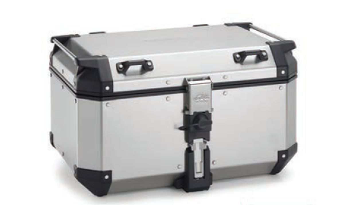 Kappa 2025/05 Zentralgehäuse 58l Monokey Kvg580a K'Voyager Aluminium Farbe Silber