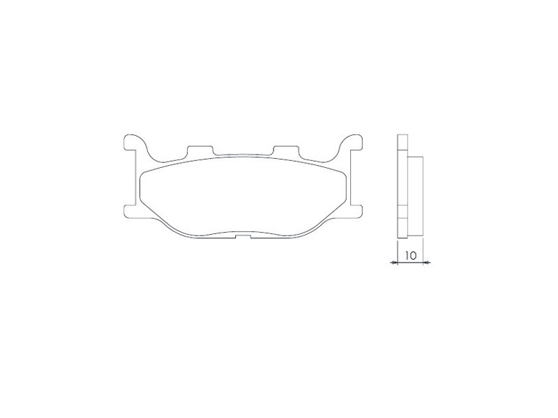 Brenta Bremsbeläge Kh199 Sintermetall (gold) (ft 4019)