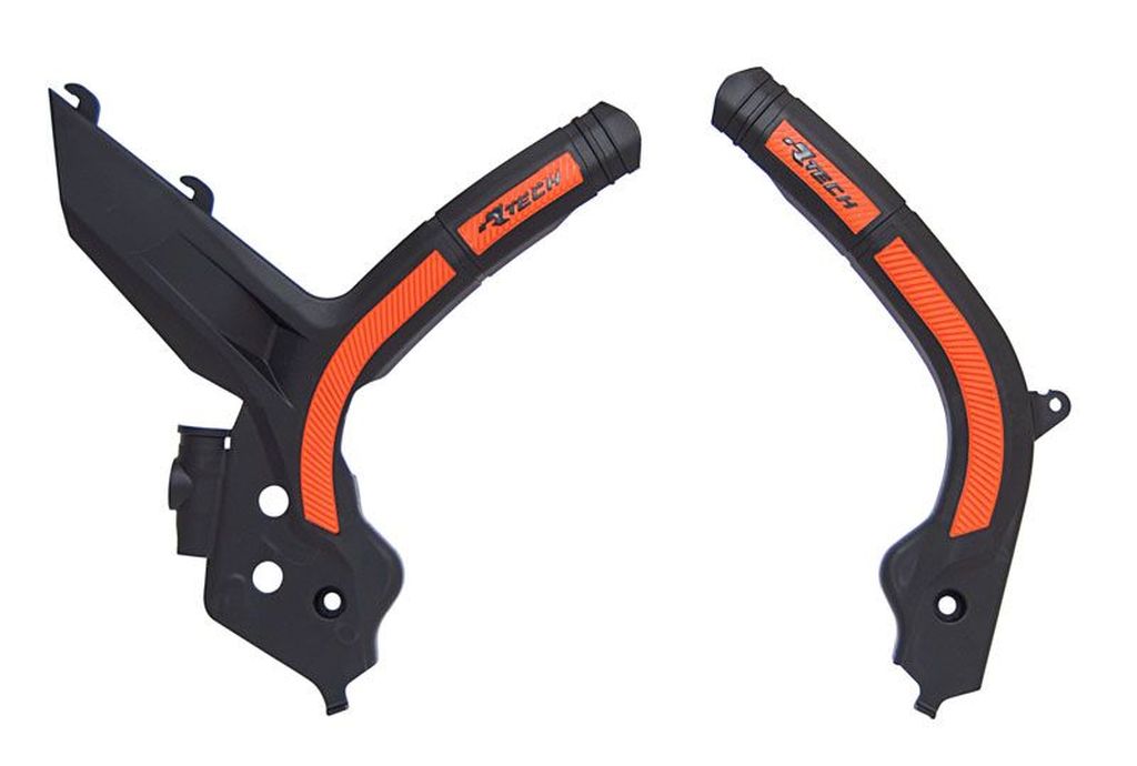 Ktm Super Grip Rtech Rahmenschutz Schwarz Orange 2018-2021