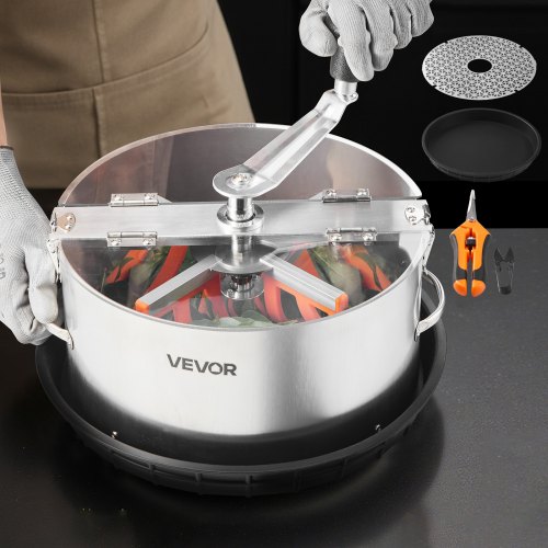 Erntemaschine, 30,5 Cm Blattschneider, Knospenschneider Mit Edelstahlklingen, Nass- & Trocken-hydrokultur-schneidemaschine Mit Tablett, Blattschüssel Trimmer Für Pflanzenknospen & Blumen