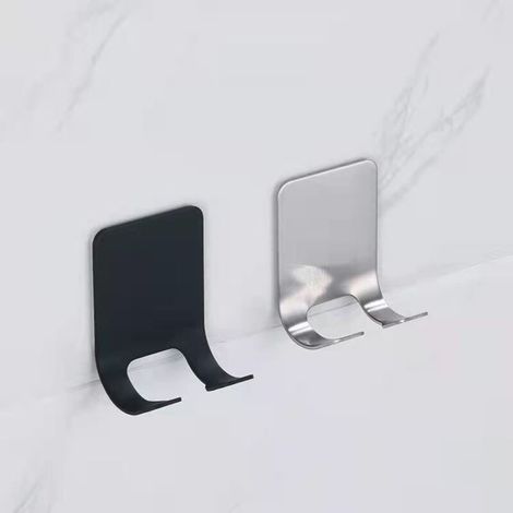 Set Mit 2 Duschhandtuchhaken, Kein Bohren Erforderlich, Für Dickes Und Fleckenbeständiges Glas.