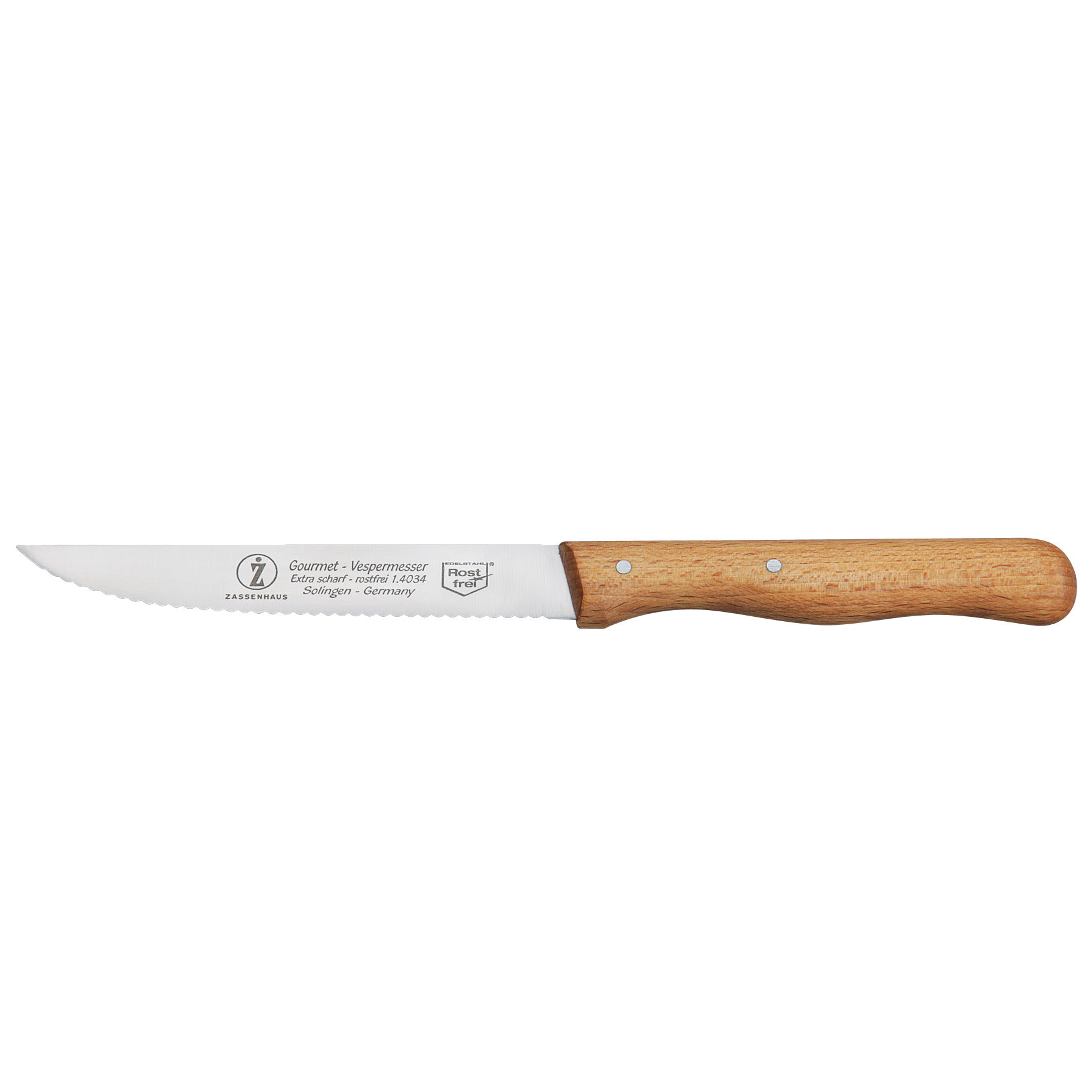 Zassenhaus Fleischmesser, Buche, 12 Cm