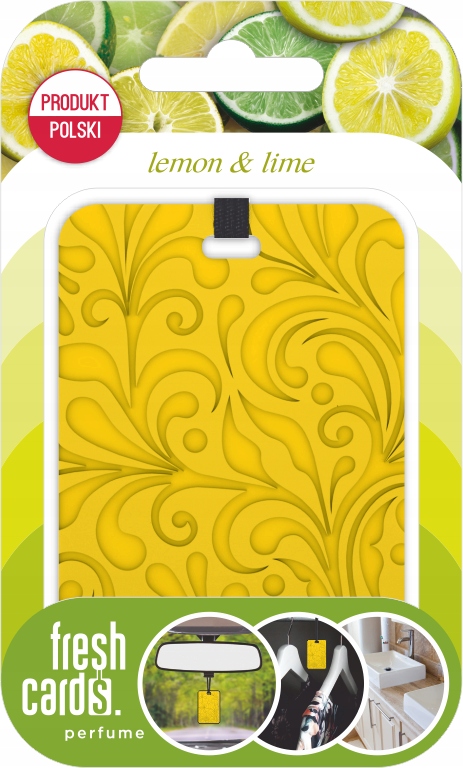 Frische Karten Mit Dem Duft Zitrone & Limette / 36