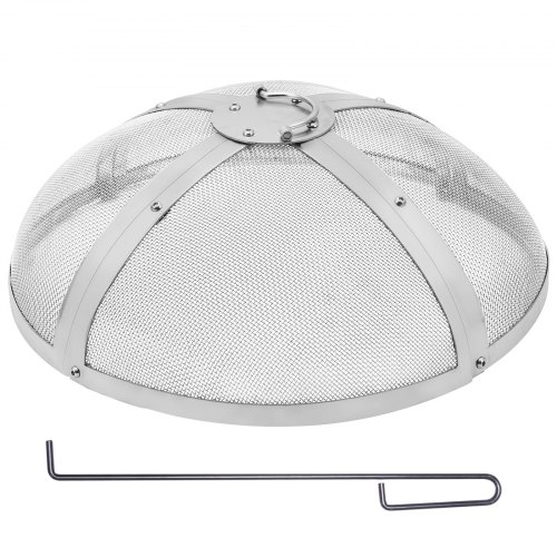 Funkenfang Für Feuerschalen Φ508 X 160 Mm Feuerstellengitter Funkenschutz Edelstahl Funkenhaube 2-mm-maschenlöcher Feuerschale Funkenschutzhaube Ideal Für Feuerstellen Feuerschalen Und Kaminen