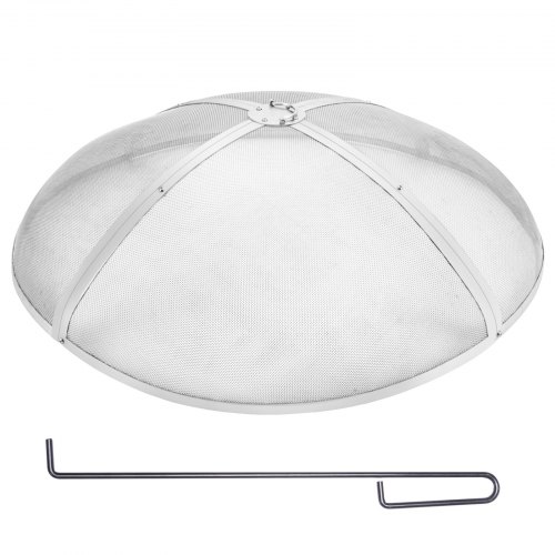 Funkenfang Für Feuerschalen Ø 1016 Mm Feuerstellengitter Funkenschutz Edelstahl Funkenhaube 2-mm-maschenlöcher Feuerschale Funkenschutzhaube Ideal Für Feuerstellen Feuerschalen Und Kaminen