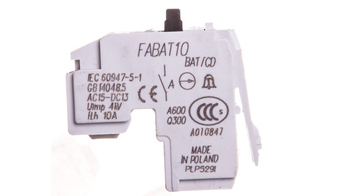 Alarmkontakt 1z Zur Auslösung Des Überstromauslösers /für Fd-, Fe-, Fg-leistungsschalter/ Fabat10 430818
