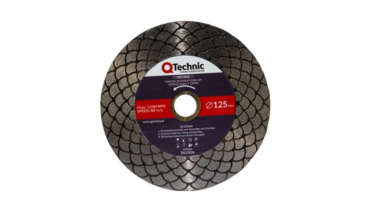 Diamanttrennscheibe 125x22,23x1,7 25mm Ge Tqt-0002