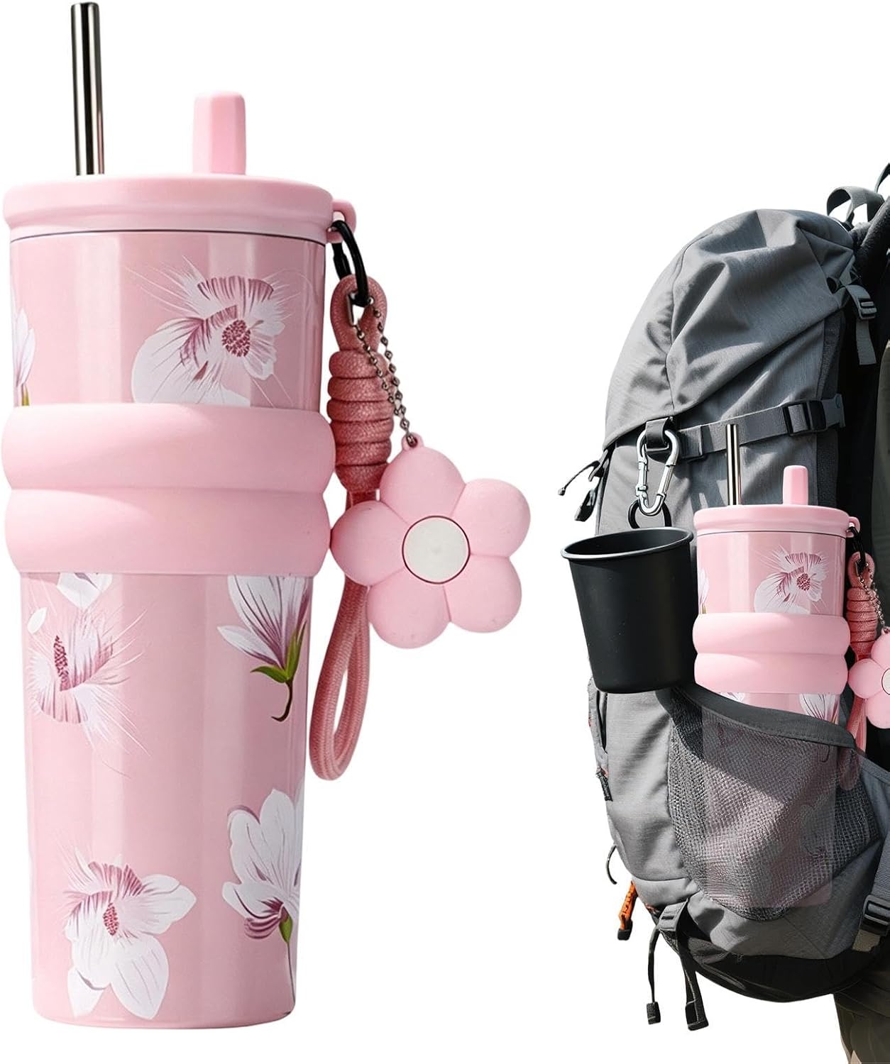 Isolier-tumbler 710 Ml Mit Deckel Und Strohhalm, Lebensmittelecht Edelstahlbecher Reise-tumbler Für Heiße Und Kalte Getränke, Tee, Milch, Saft, Zuhause, Büro, Camping, Picknick, Outdoor