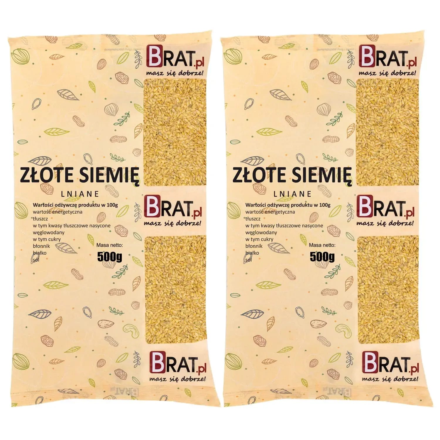 Goldener Leinsamen 1 Kg (2 X 500 G)
