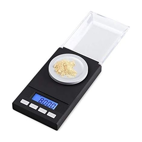 Digitale Präzisions-schmuckwaage 20 G/0,001 G Mit Lcd-display Für Gold Und Diamanten, Laboranwendung, Präzise Messung, Einfarbig, 10 G