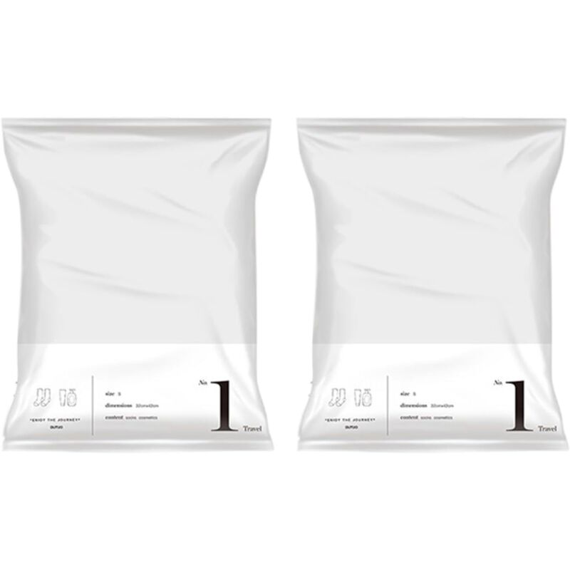 Vakuumkompressionsbeutel 42 X 32 Cm – 2er-pack, Praktischer Organizer Für Kleidung Und Bettwäsche