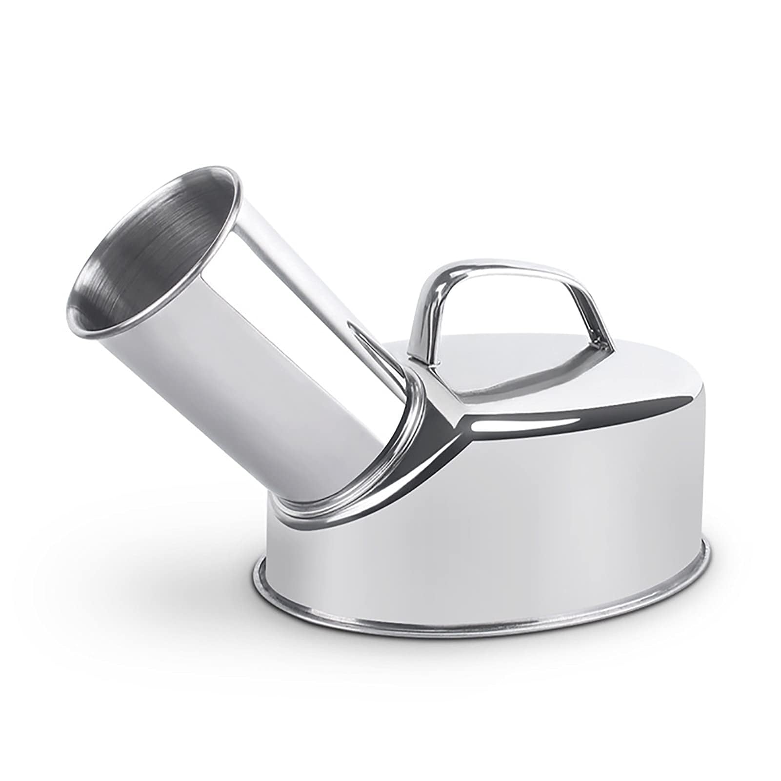 Tragbares Urinal Aus Edelstahl Mit 360°-spritzschutz Und Ergonomischem Griff (edelstahl)